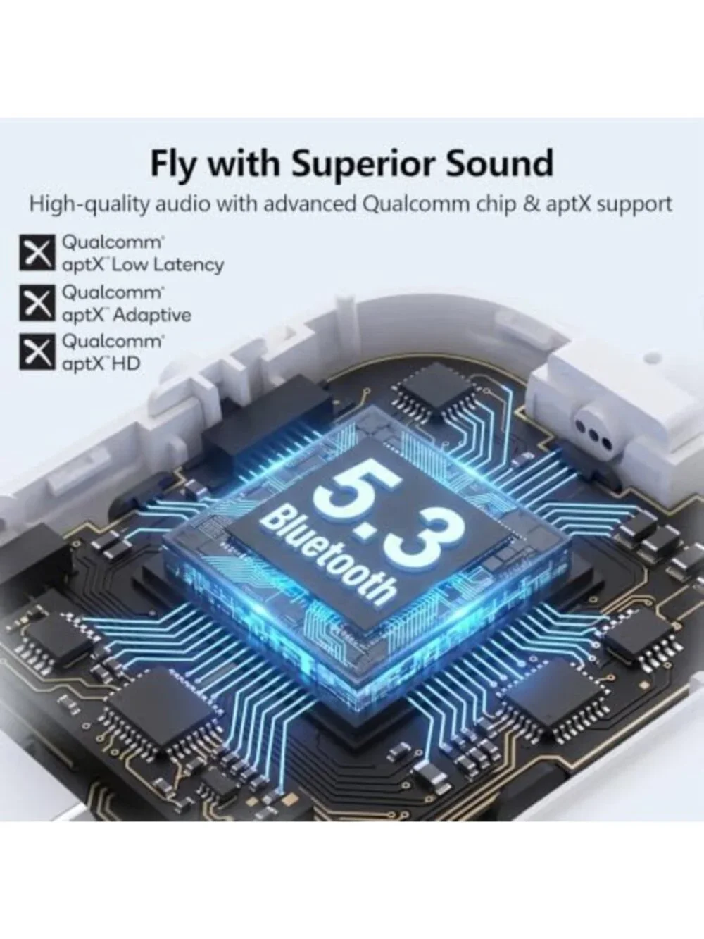 Bluetooth Airplane Adapter for 2 AirPods/Headphones - Wireless Travel Accessory